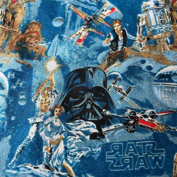 New Disney Parks Authentic Star Wars Neck Scarf Wrap Luke Leia Han Solo R2-D2 - Picture 6 of 10